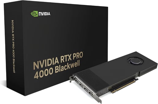 NVIDIA RTX PRO 4000 Blackwell 24GB GDDR7 Graphics Card